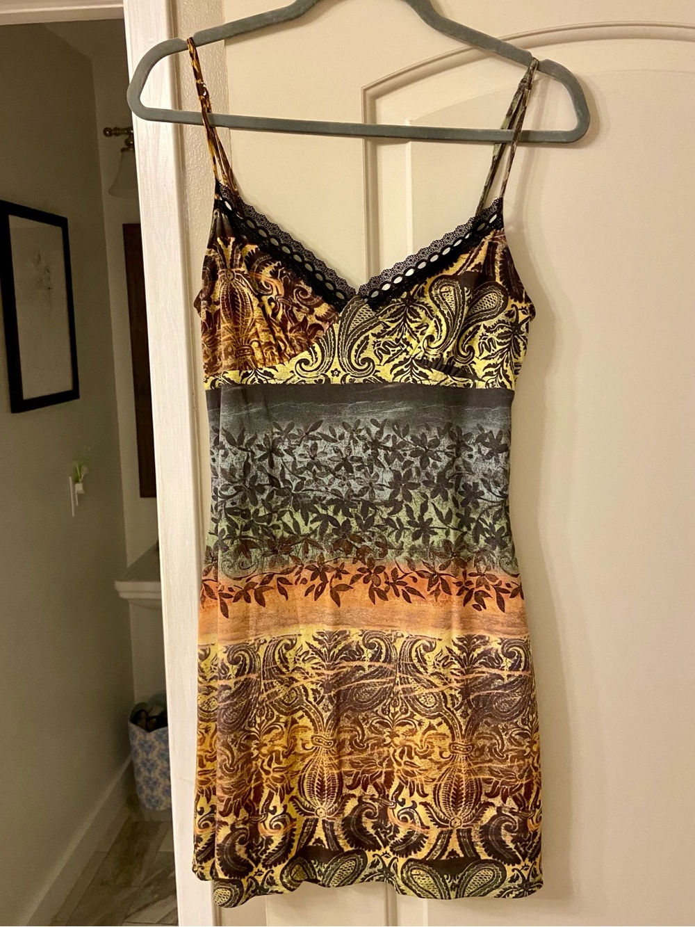 Urban Outfitters Urban Renewal Paisley Slip Dress - Picture 5 of 6